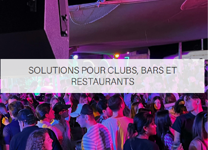 Solutions de sonorisation pour clubs, bars et restaurants